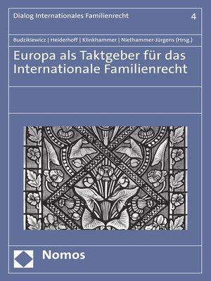 cover image of Europa als Taktgeber für das Internationale Familienrecht
